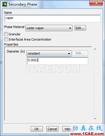 Fluent中的蒸發/冷凝模型實例fluent仿真分析圖片8