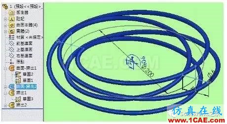 莫比烏斯轉(zhuǎn)環(huán)_組件動(dòng)畫(huà)solidworks simulation學(xué)習(xí)資料圖片4