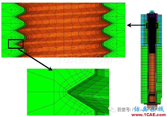 帶螺紋螺栓接觸應力分析abaqus有限元資料圖片2