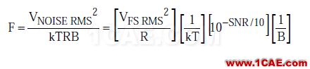 RF系統中ADC的噪聲系數,你會算嗎?HFSS培訓課程圖片7