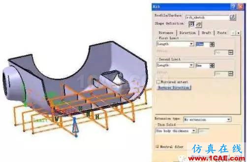 設計拔模角 CATIA V5功能建模技術在汽車零件結構設計中的應用Midas Civil應用技術圖片5