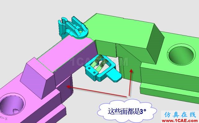 這套汽車傳感器支架精密模具如何設計？ug模具設計技術圖片19